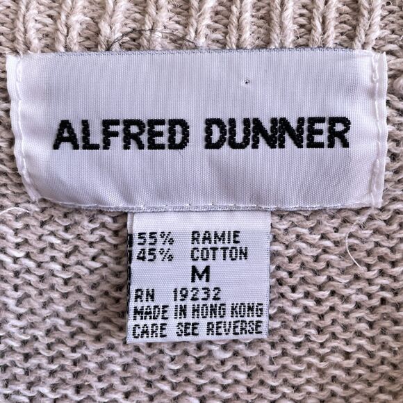 Vintage Embroidered Short Sleeve Sweater Sz M Knit Top Beige Floral Grandmacore - Picture 7 of 7